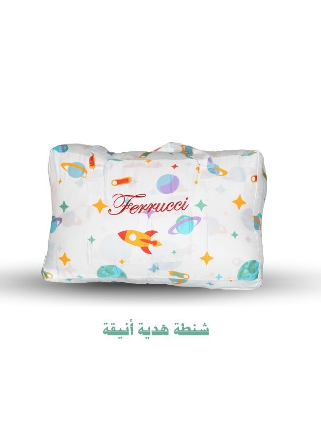 فروتشي لحاف أطفال Ferrucci قطن 100% – خفيف ودافئ – مثالي لكل الفصول - Image 2